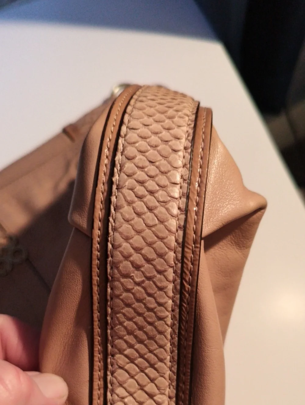 Coach Colette Leather Tan 14